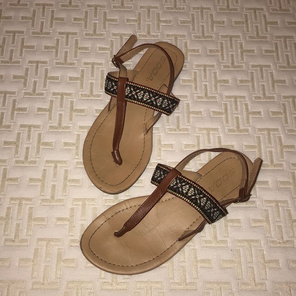 Aztec / bohemian sandals